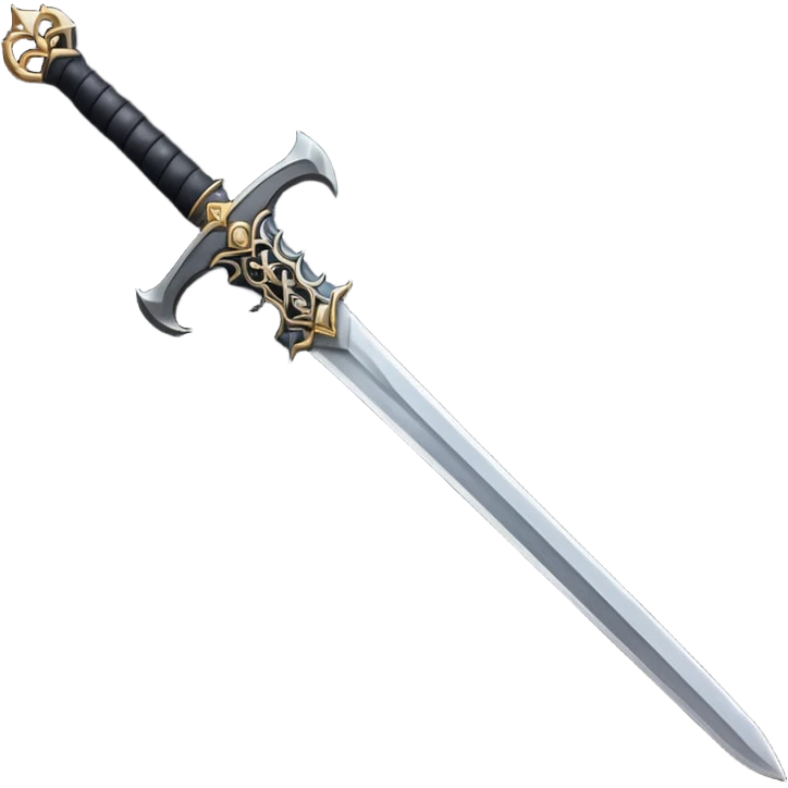 medieval goth sword emoji