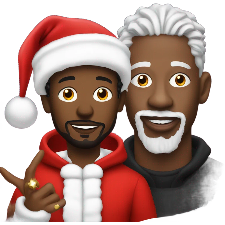 21 savage with santa emoji