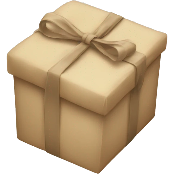 beige gift emoji