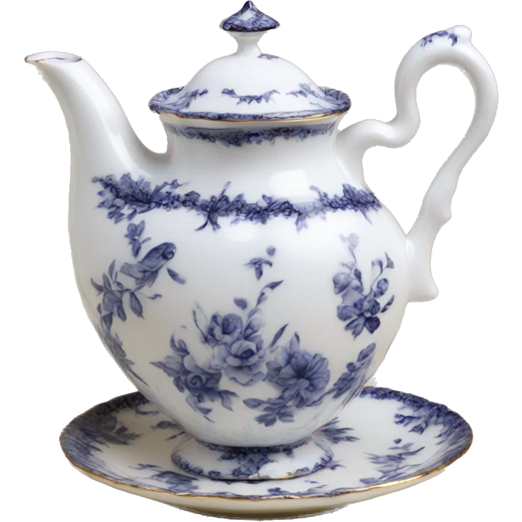 Porcelain tea set Victorian  emoji