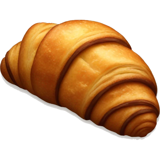 Croissant de chocolate emoji
