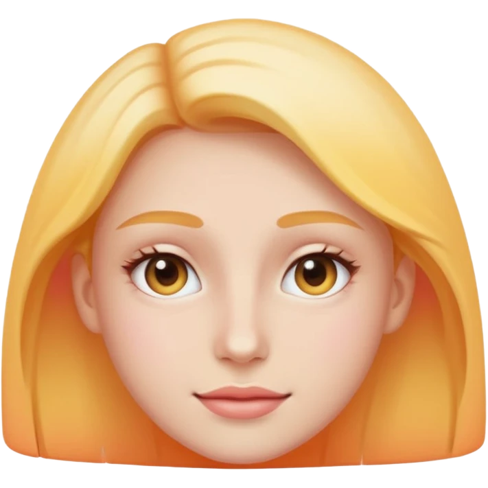half face before and after glowing skin, minimal emoji illustration, pastel colors, smooth gradient emoji