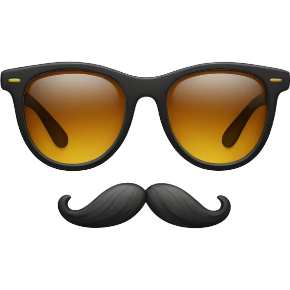 sunglases with mustache emoji