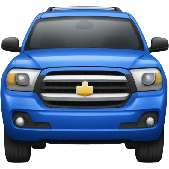 Blue suv emoji