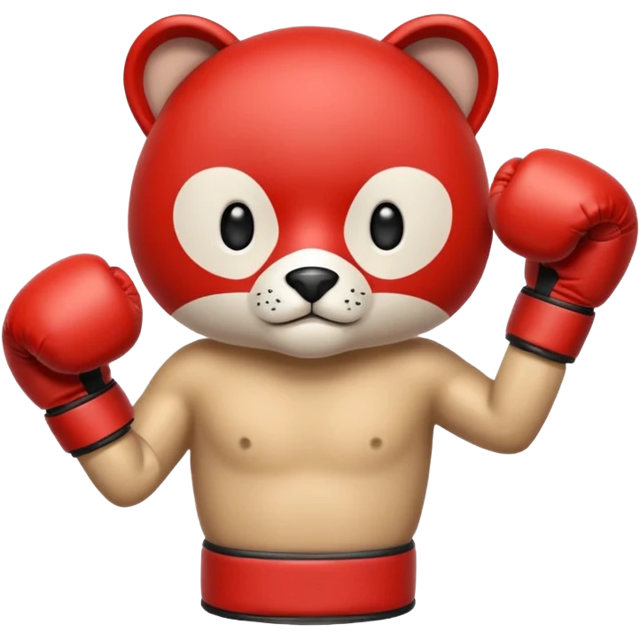 Animal with boxing gloves emoji