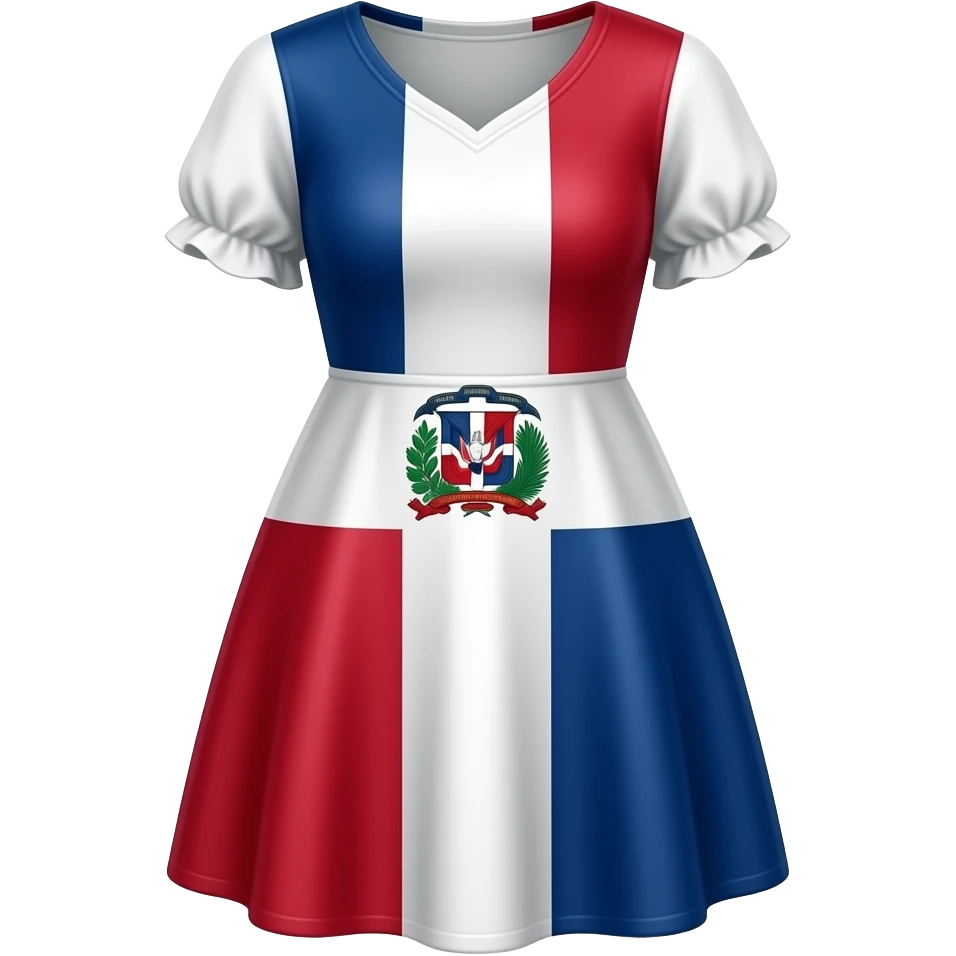 crea un emoji de vestido de republica dominicana emoji