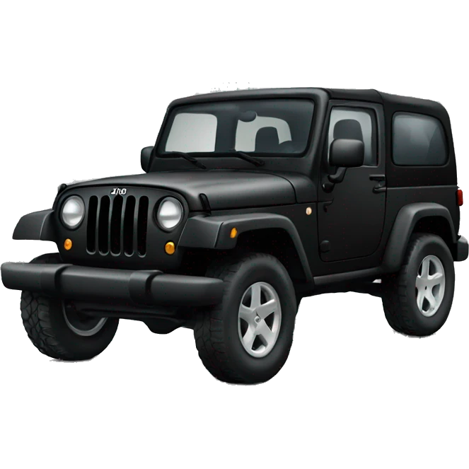 Black jeep emoji