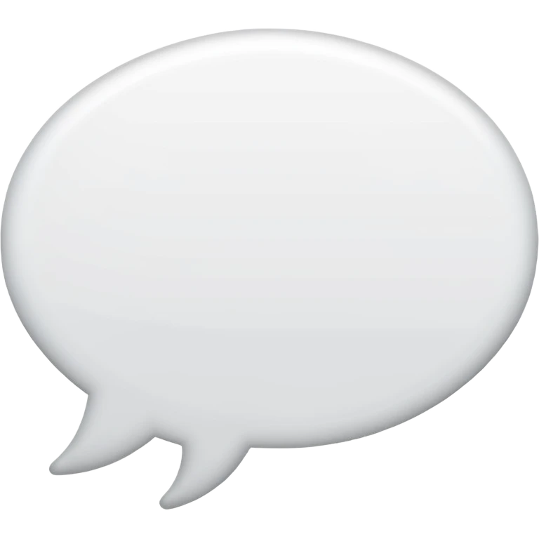 Speech bubble with ... emoji