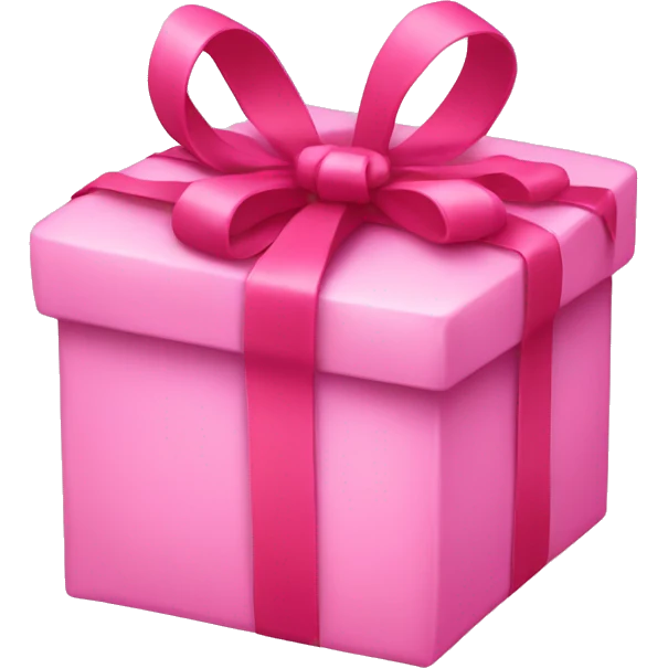 Pink heart present emoji
