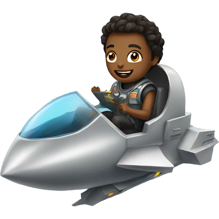 ailen riding a spaceship emoji