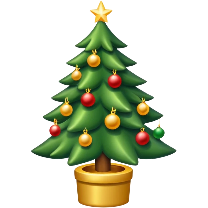 Weihnachtsbaum mit brennenden Kerzen emoji