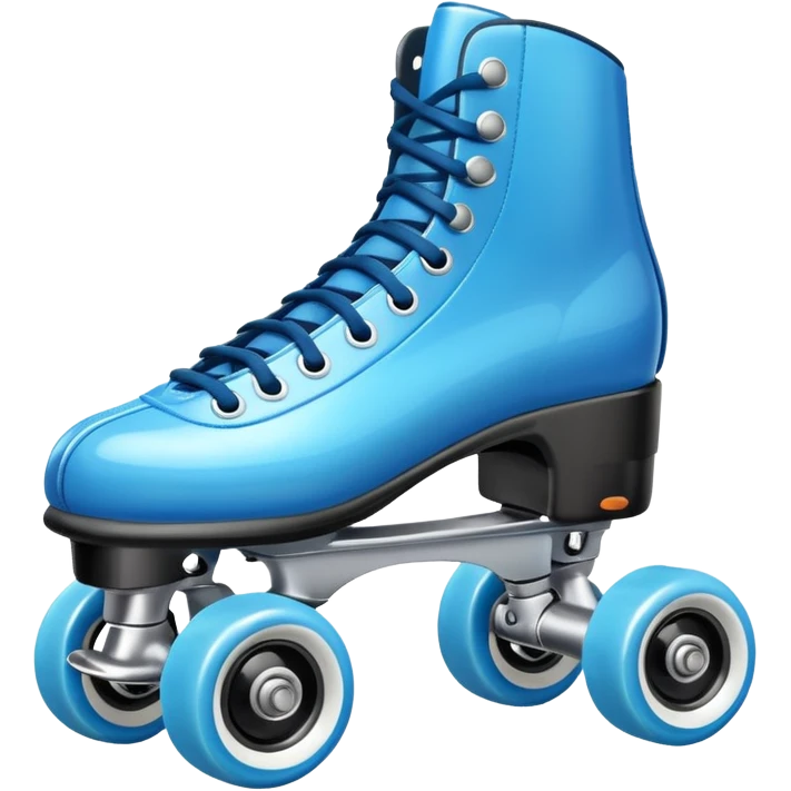 Blue roller skates emoji