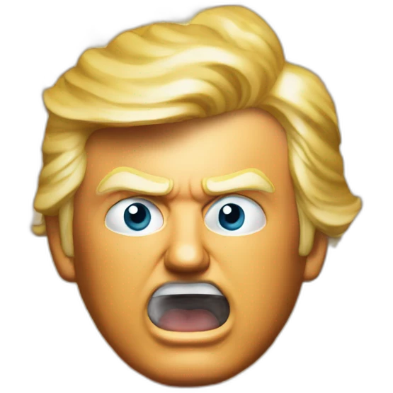 Trump head exploding emoji