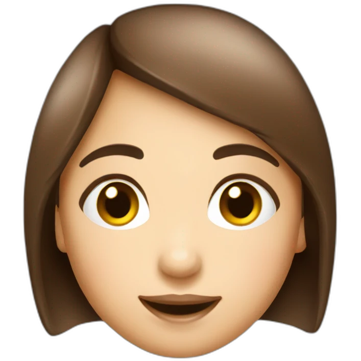 Fille champignon brune emoji