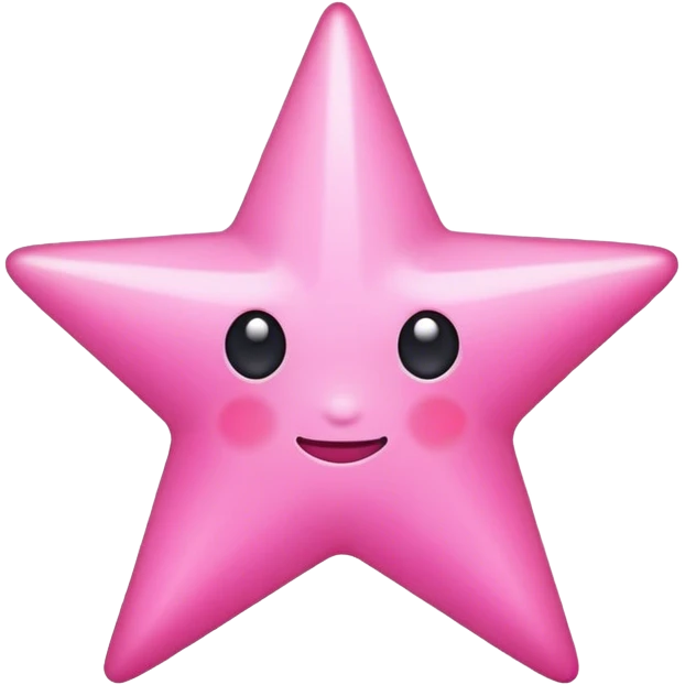 pink star emoji