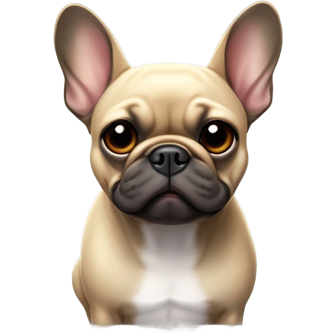 French bulldog emoji