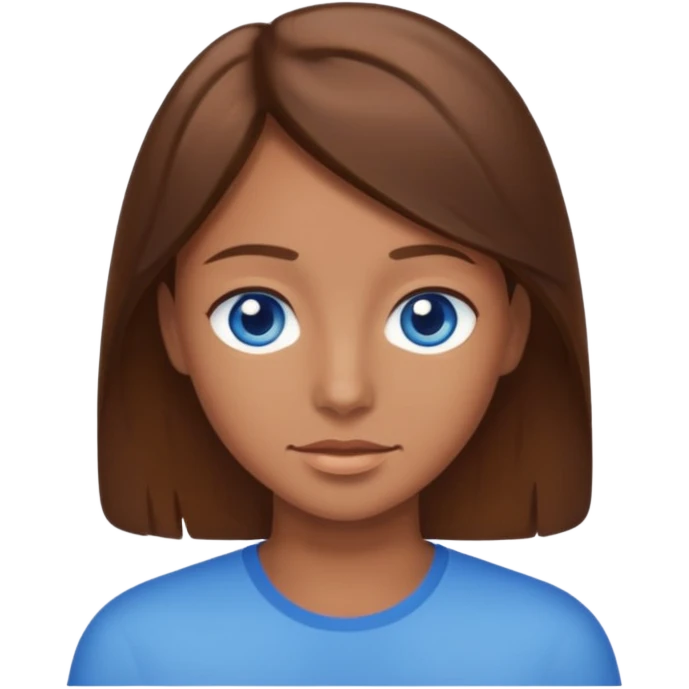 CREATE ME A NICE BOERTJIE BROWN HAIR TANNED SKIN AND BLUE EYES emoji