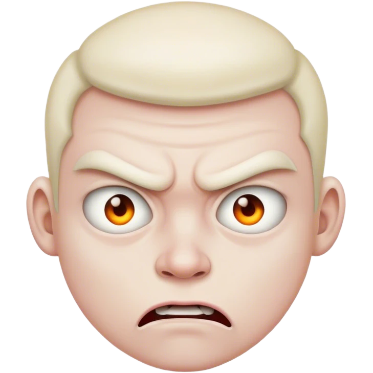 Mad face  emoji