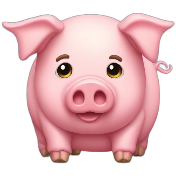 floppy-stuffed-animal-pig-full-body emoji