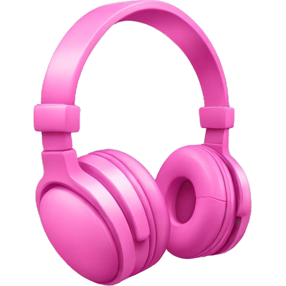 Headphones thats pink emoji