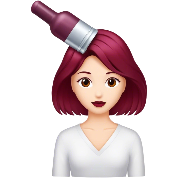 Hair serum Burgundy emoji