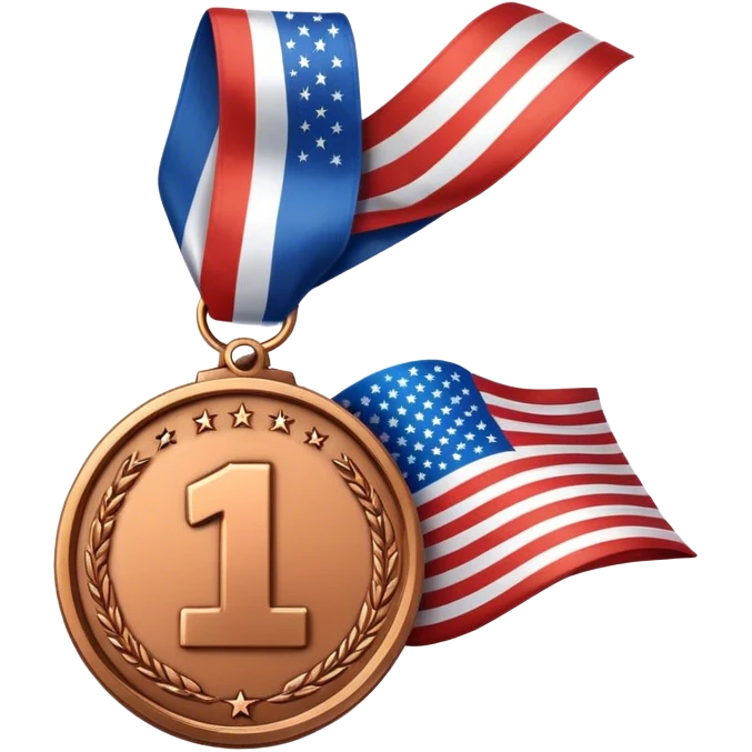 first place medal USA emoji