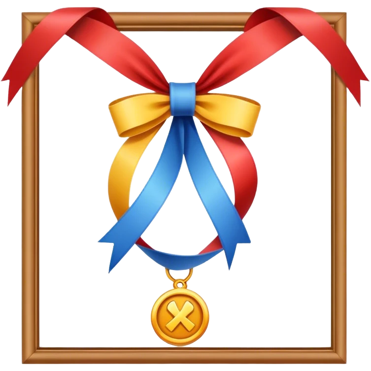ribbon game banner decor frame emoji