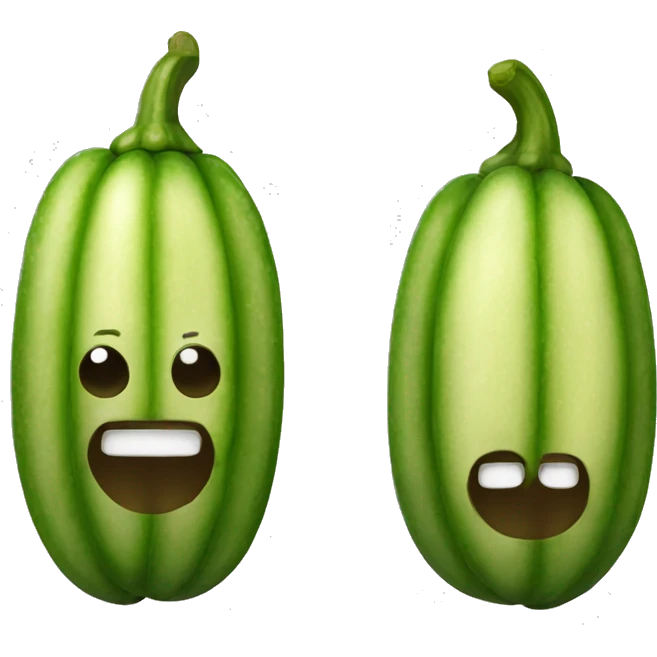 pepino molhado emoji