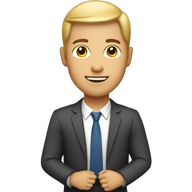 PowerPoint presentation designer with light skin emoji