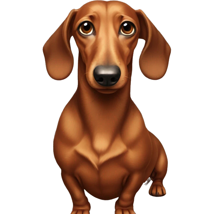 very long dachshund emoji