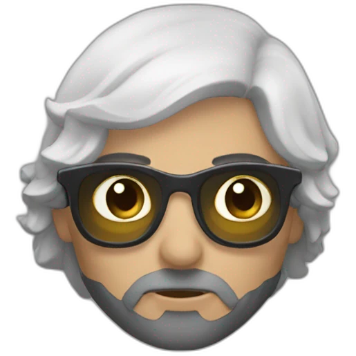 Corvo de óculos escuros  emoji