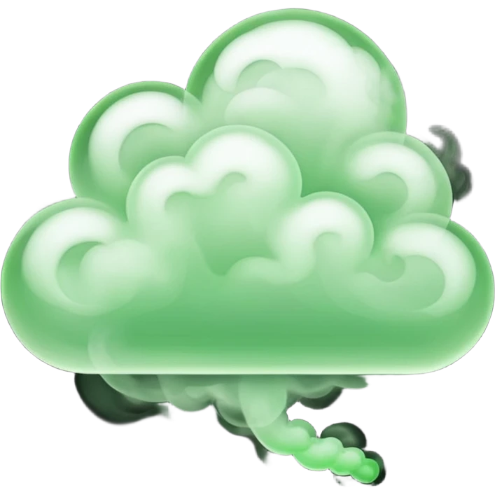 green smoke emoji