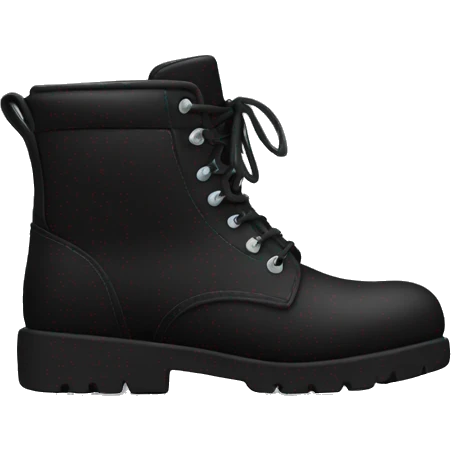Black boots emoji
