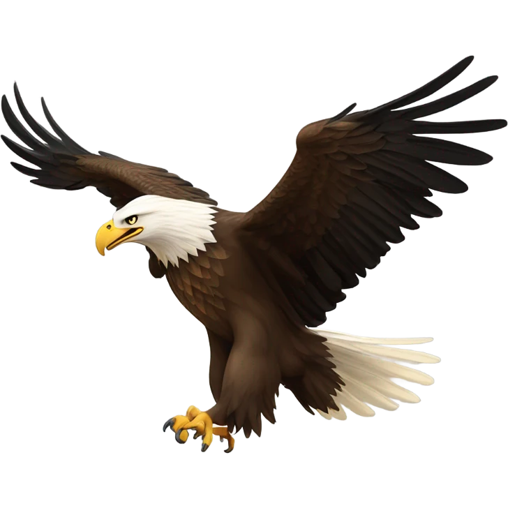 Eagle falling emoji