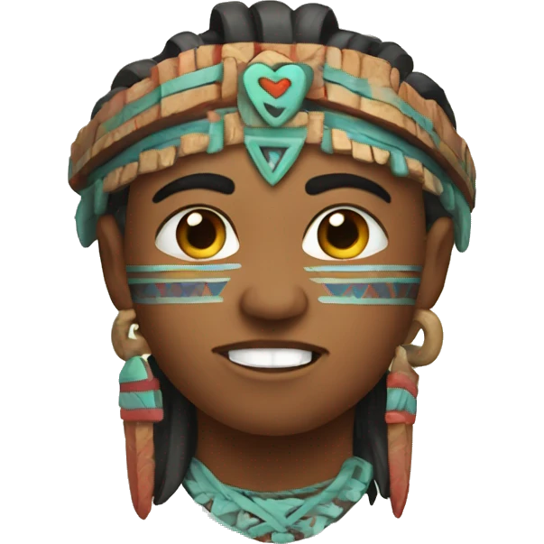 aztec heart emoji