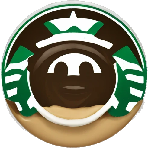 Starbucks coffee emoji