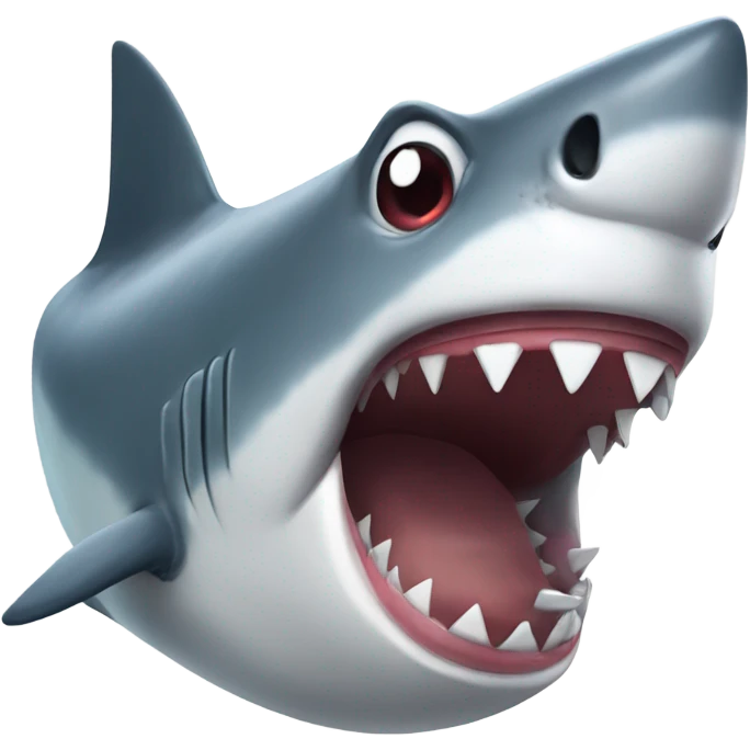Shark having a jolly old time emoji
