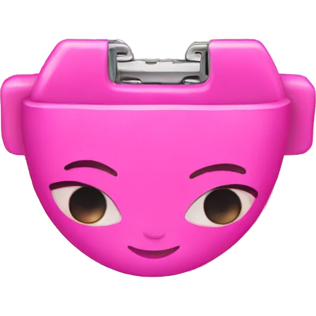 pink Pinces double clip emoji