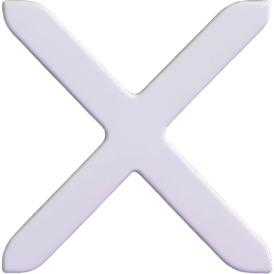 white X symbol emoji