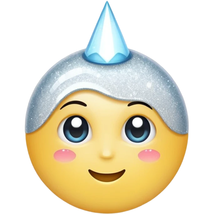 glitter white health emoji