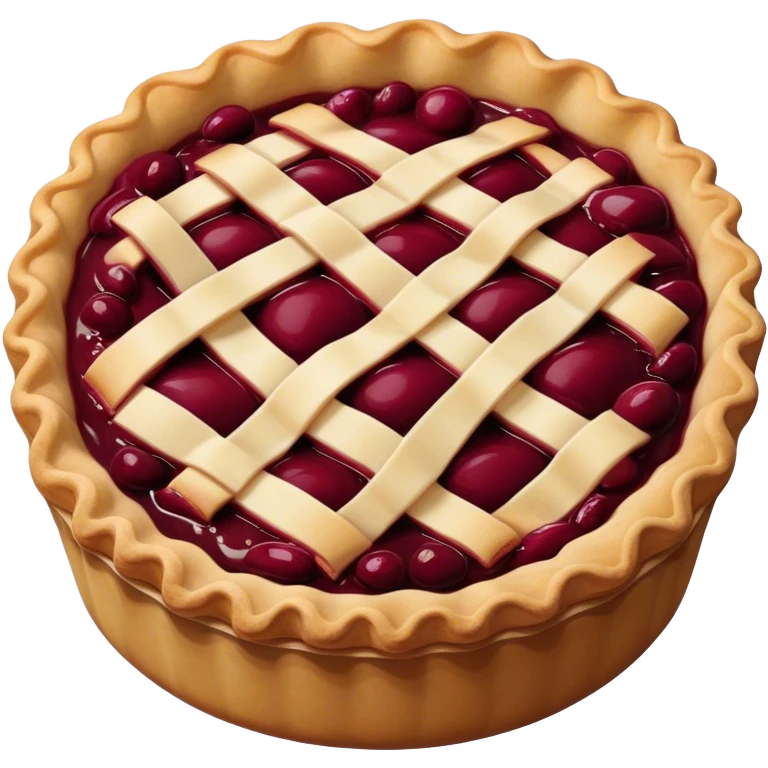 pie burgundy emoji