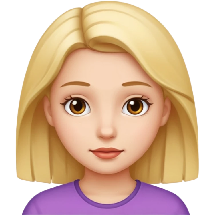 A girl giving head emoji