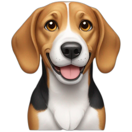 Happy Beagle emoji