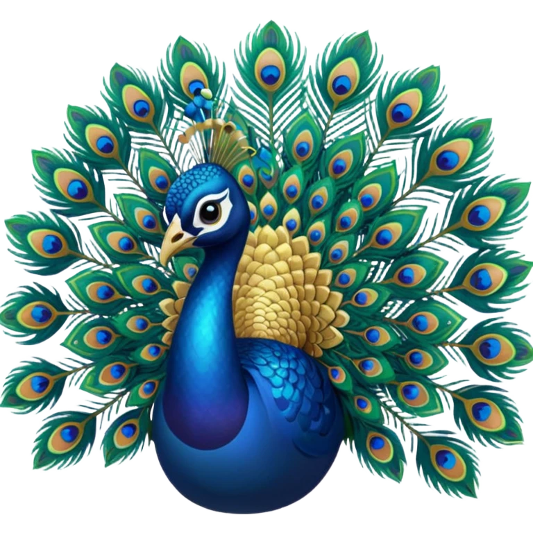 Peacock emoji