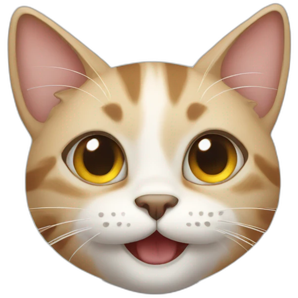 Cat smiling emoji