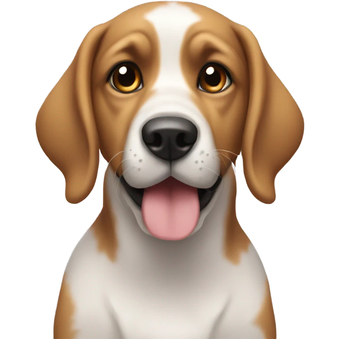 Dog saying pls emoji