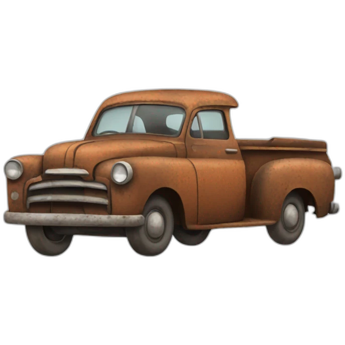 rusty old car emoji