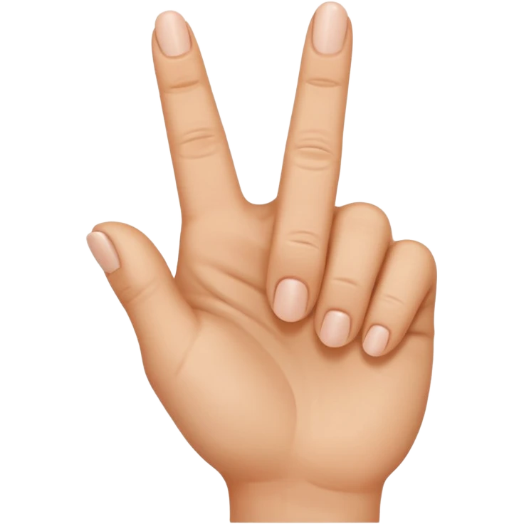 emodji de mains réaliste faisait doigt d’honneur emoji