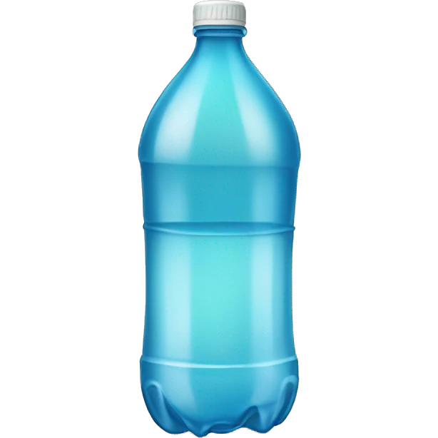 Botella de agua emoji