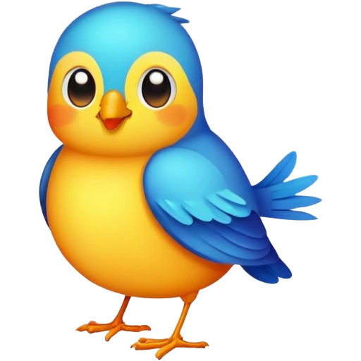 bird saying good morning  emoji